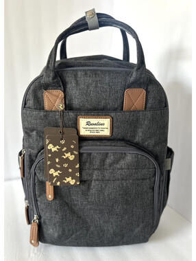 Ruvalino Diaper Bag Backpack Multifunction Travel Maternity Baby YW168 Gray NWT